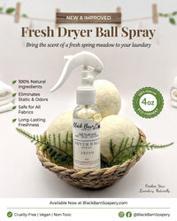 Dryer Ball Spray/Linen Spray (All Natural)