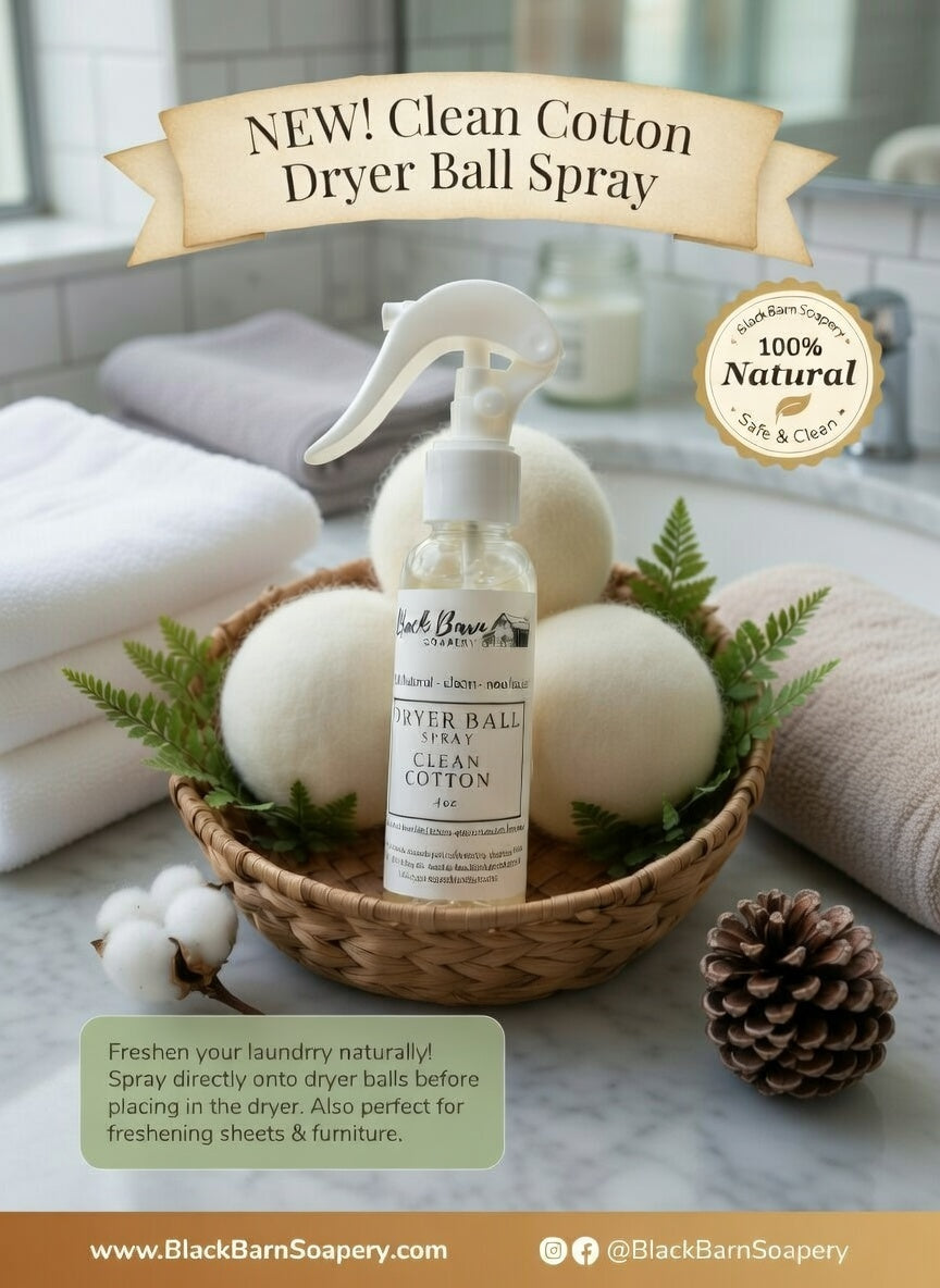 Dryer Ball Spray/Linen Spray (All Natural)
