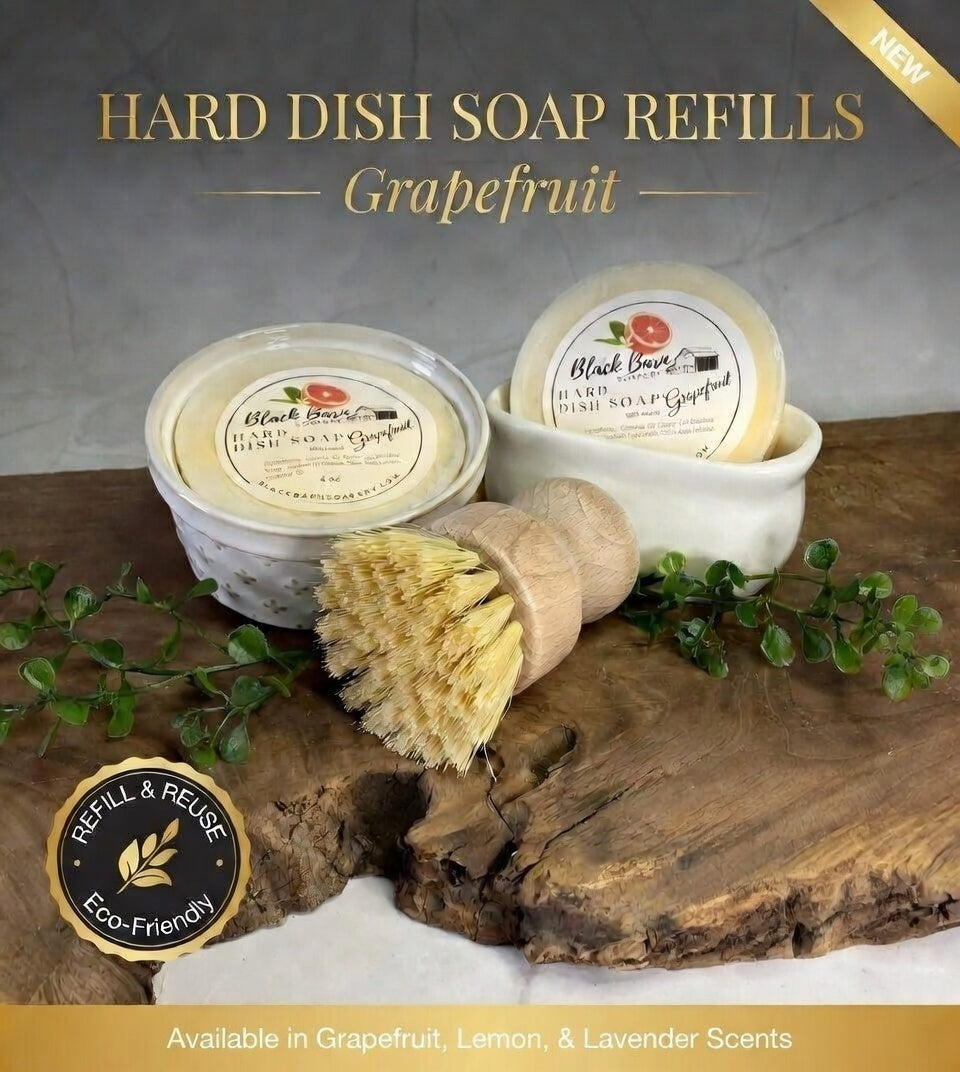 Solid Dish Soap Bar Refill - Handmade Artisan Soap