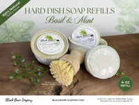 Solid Dish Soap Bar Refill - Handmade Artisan Soap