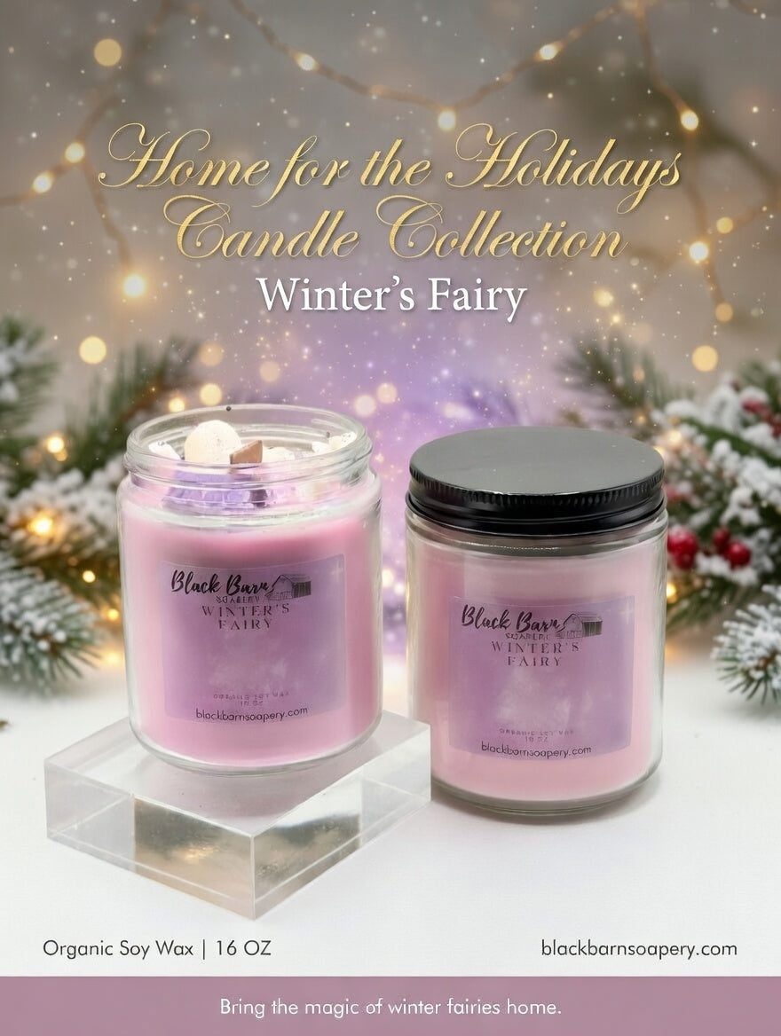 Winter's Fairy  (10oz) Candle Jar