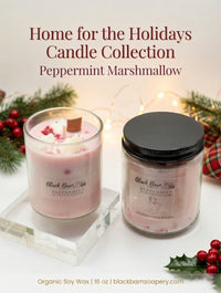 Peppermint Marshmallow  (10oz) Candle Jar