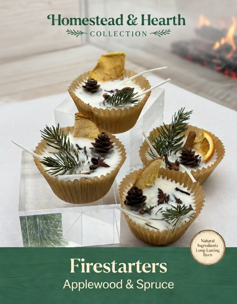 Scented Fire Starters - Set of 4 2.5oz