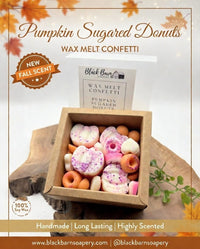 Pumpkin Sugared Donuts -  Confetti Wax Melt - Gift Box