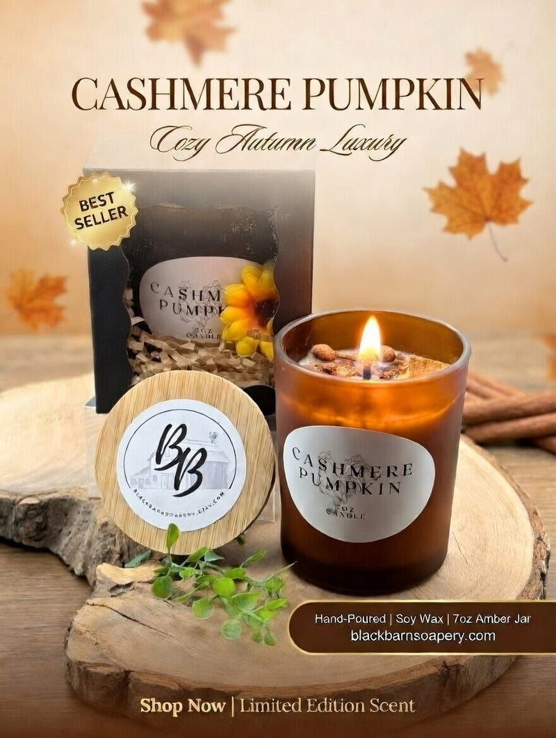 Cashmere Pumpkin -  7oz Candle