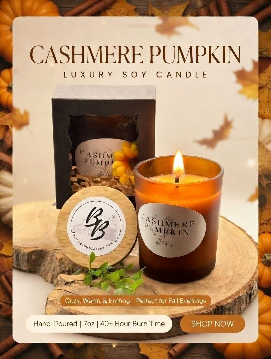 Cashmere Pumpkin -  7oz Candle