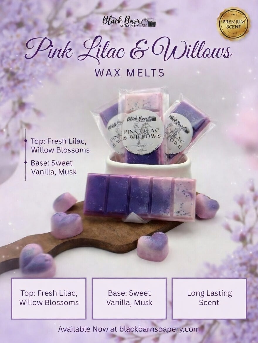 Pink Lilac & Willows -  Snap Bar Wax Melts