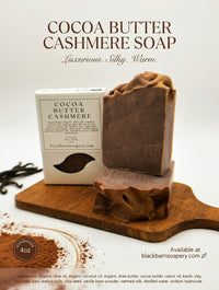 Cocoa Butter Cashmere - Exfoliation Bar  Handmade Artisan Soap