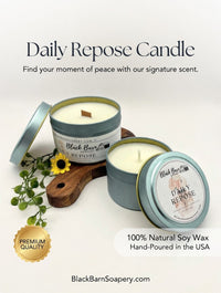 Daily Repose - 4oz / 8oz Candle Tin (Bohemian Fall)