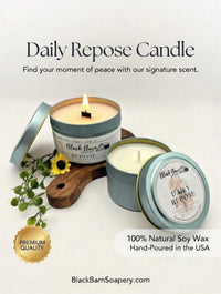 Daily Repose - 4oz / 8oz Candle Tin (Bohemian Fall)
