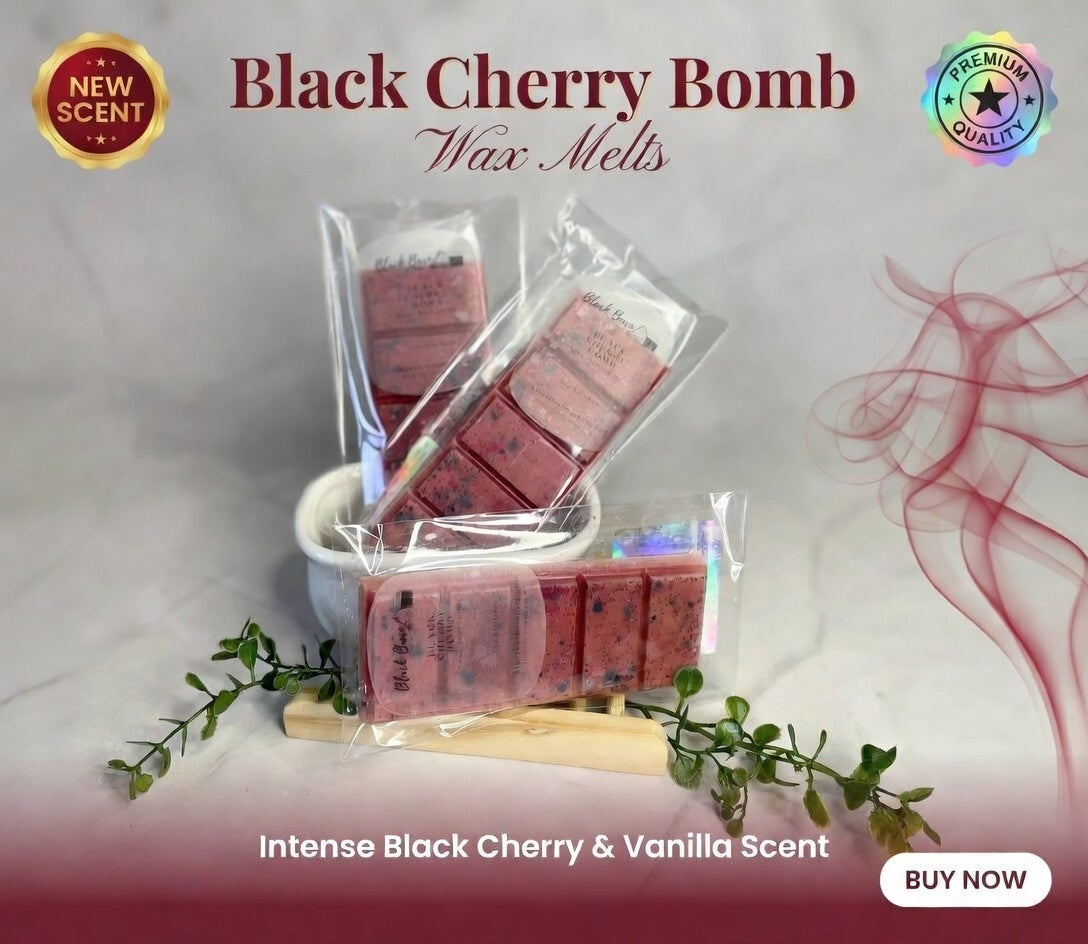 Black Cherry Bomb -  Snap Bar Wax Melts