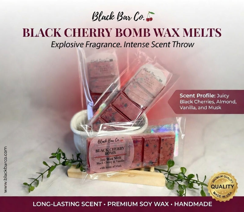 Black Cherry Bomb -  Snap Bar Wax Melts