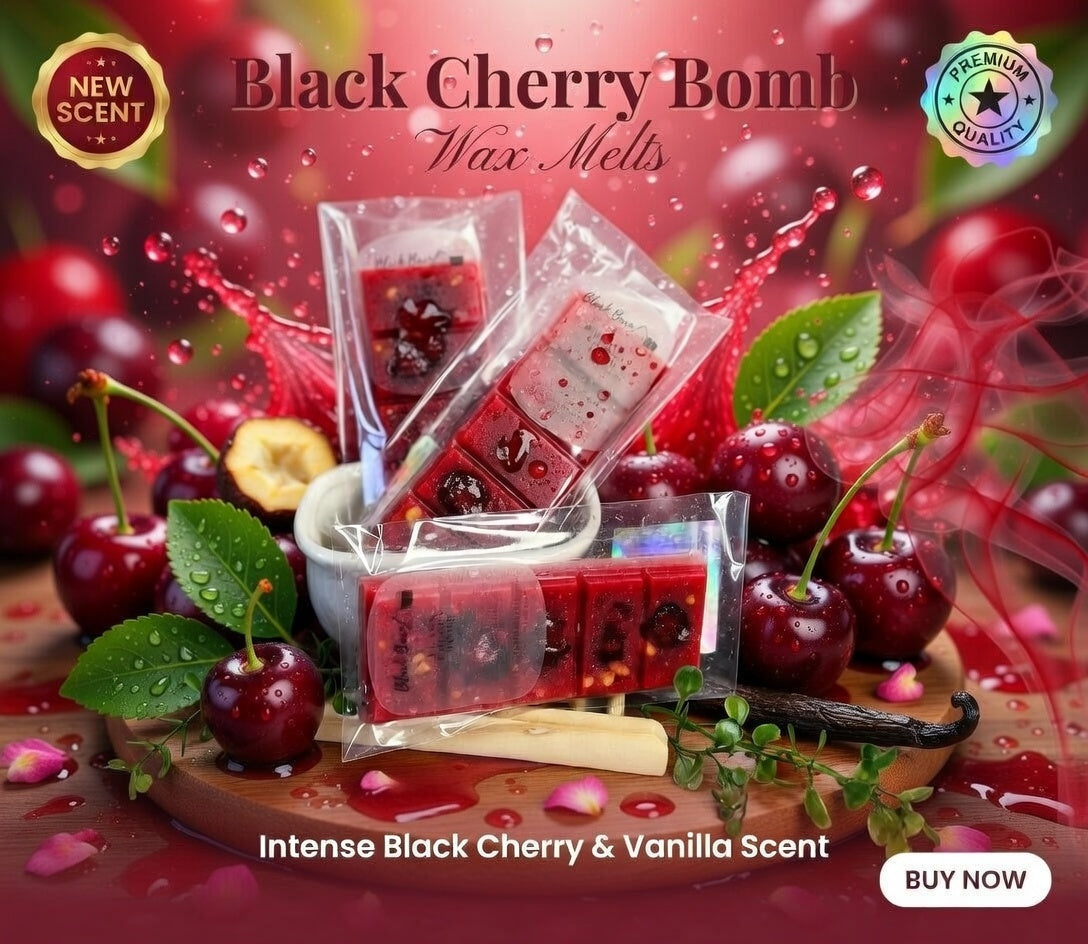 Black Cherry Bomb -  Snap Bar Wax Melts