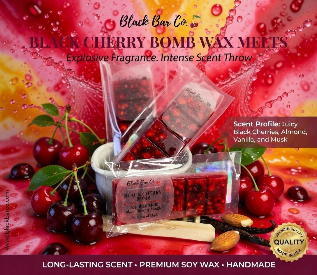 Black Cherry Bomb -  Snap Bar Wax Melts
