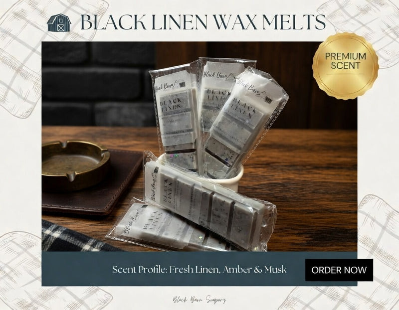 Black Linen -  Snap Bar Wax Melts