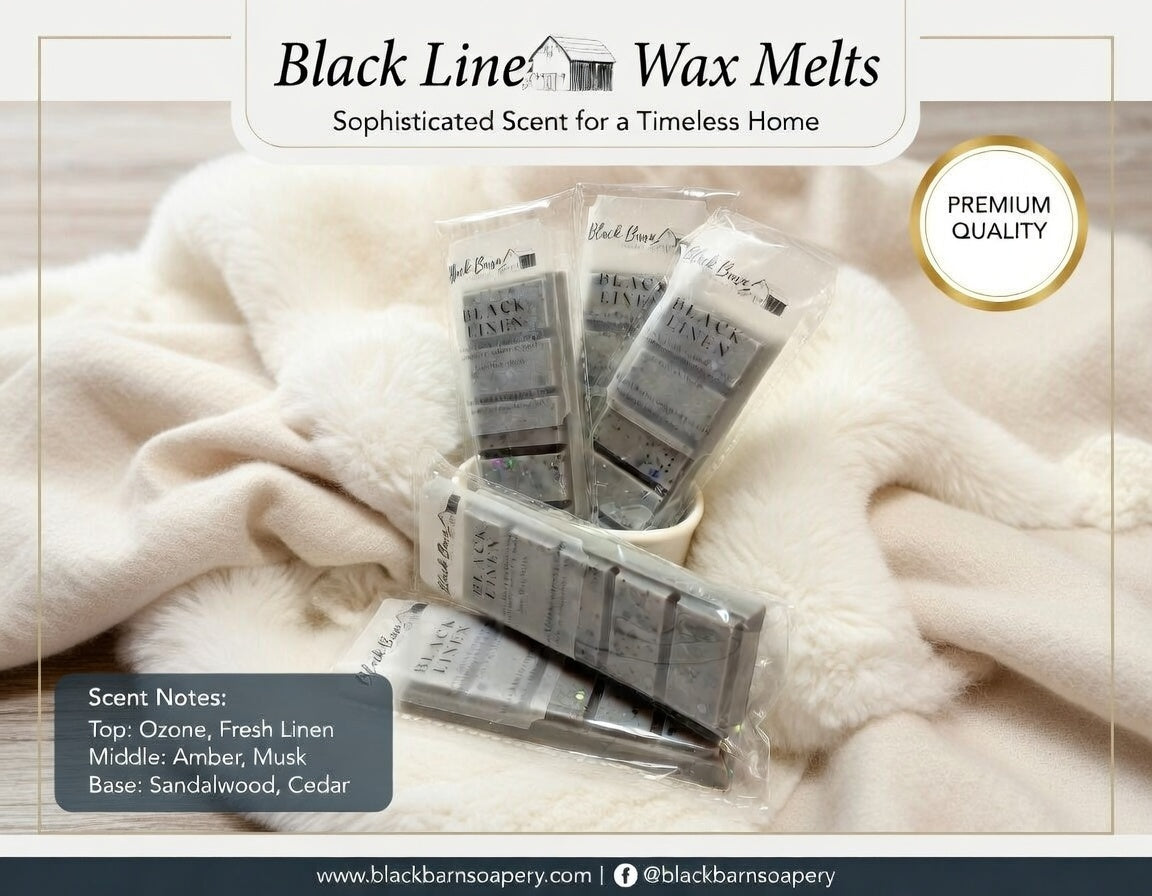 Black Linen -  Snap Bar Wax Melts