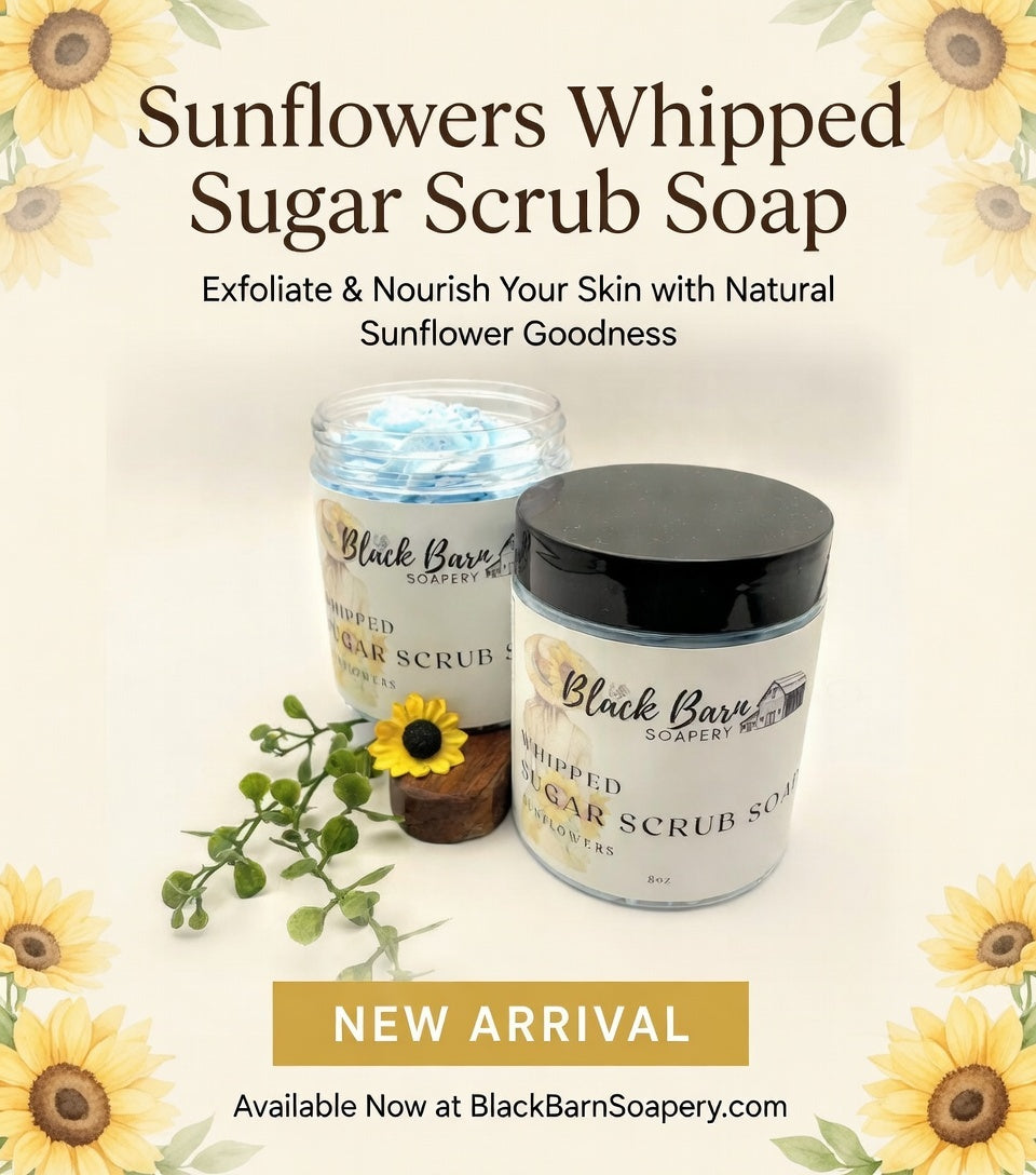 Sunflowers Whipped Sugar Scrub Soap (Bohemian Fall)