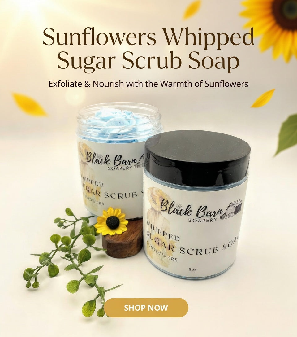 Sunflowers Whipped Sugar Scrub Soap (Bohemian Fall)