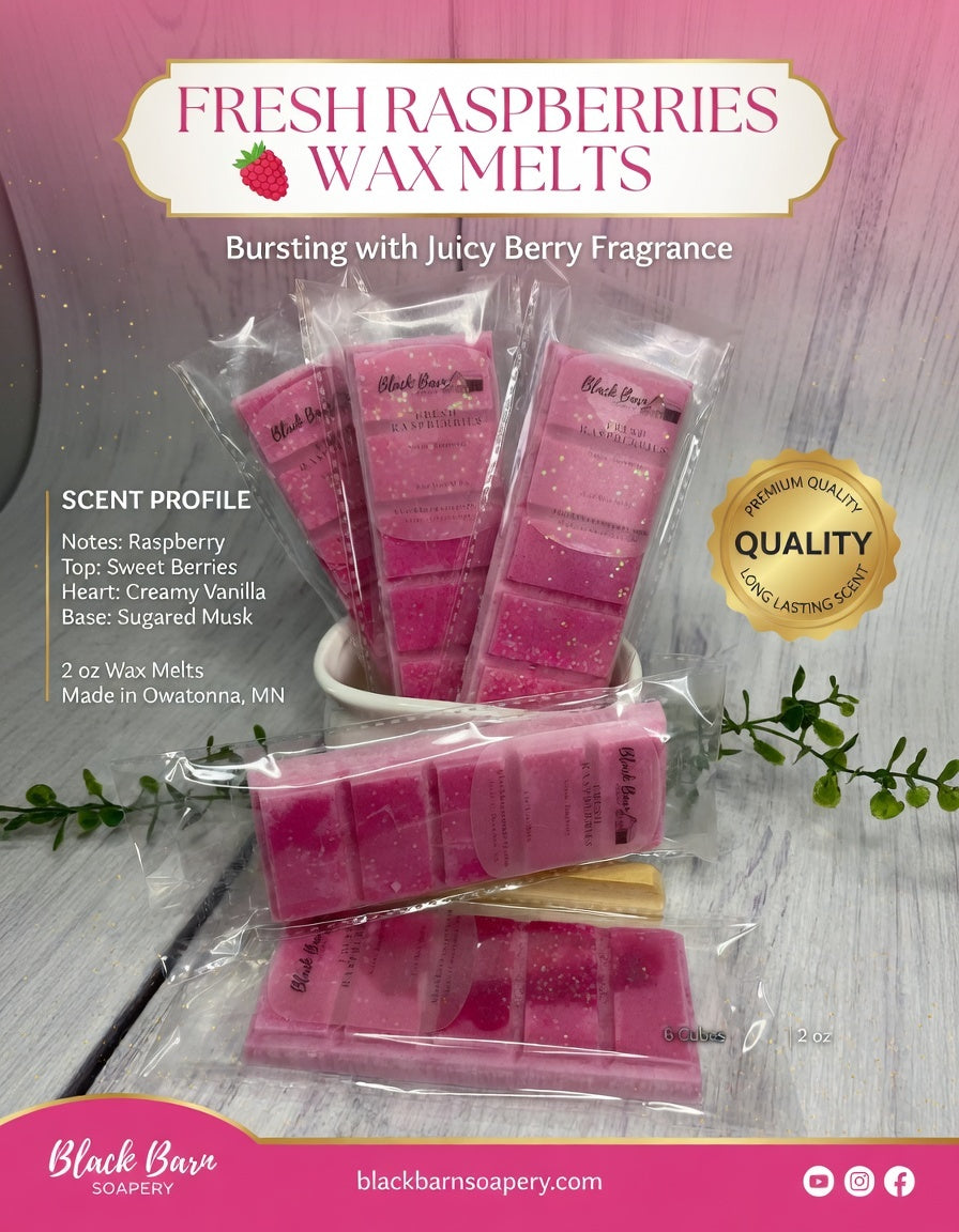 Fresh Raspberries -  Snap Bar Wax Melts