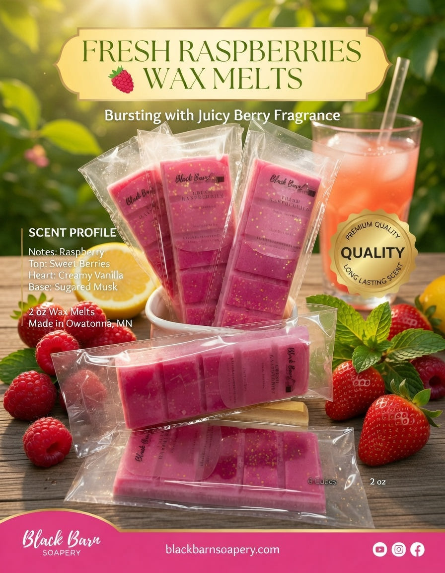 Fresh Raspberries -  Snap Bar Wax Melts