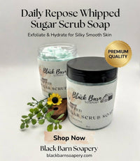 Daily Repose Whipped Sugar Scrub Soap (Bohemian Fall)
