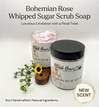 Bohemian Rose Whipped Sugar Scrub Soap (Bohemian Fall)