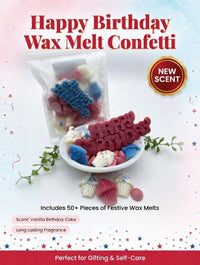 Happy Birthday   - Artisan Wax Melt Confetti