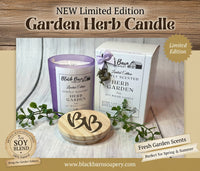 Herb Garden - Subtly Scented 7oz Jar Candle w/ Bamboo lid