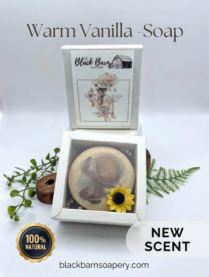 Warm Vanilla - Handmade Artisan Soap (Bohemian Fall)
