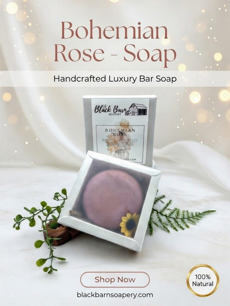 Bohemian Rose- Handmade Artisan Soap (Bohemian Fall)