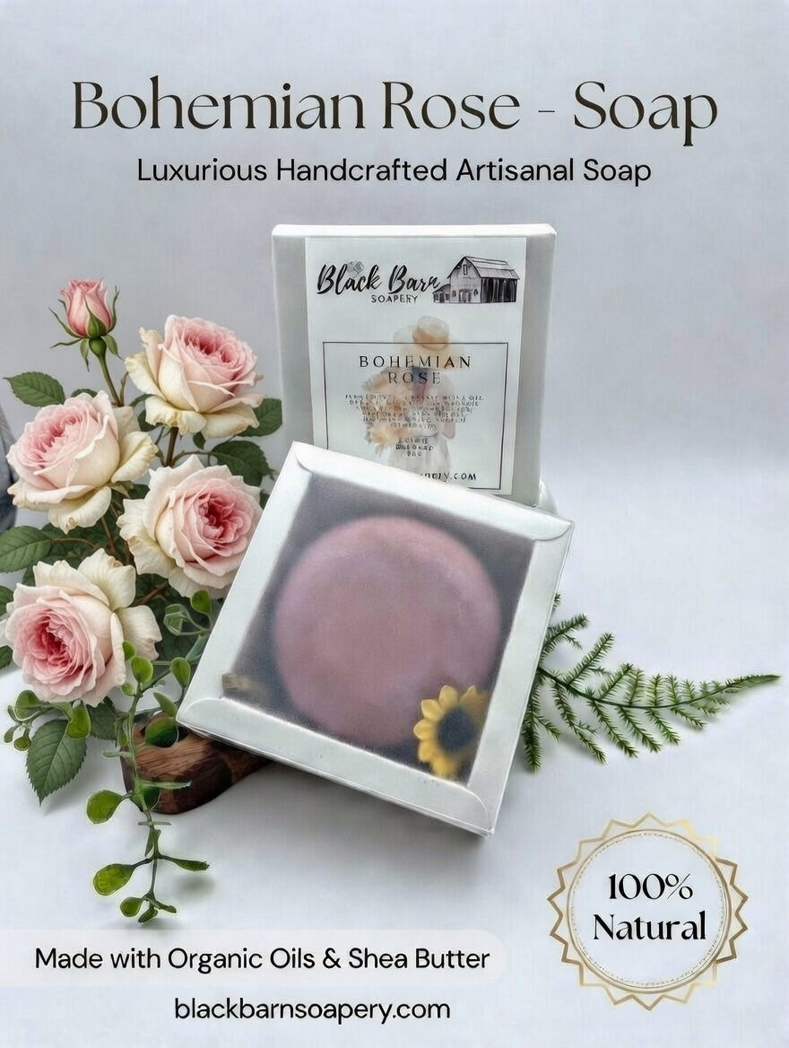 Bohemian Rose- Handmade Artisan Soap (Bohemian Fall)