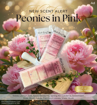 Peonies in Pink -  Snap Bar Wax Melts (Sweet Blossoms)