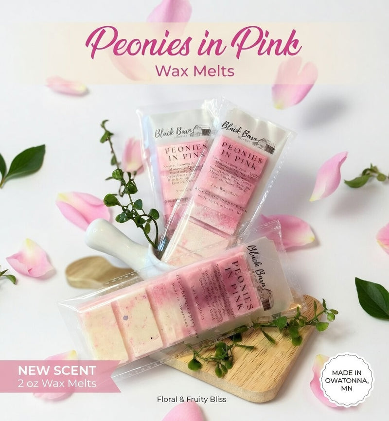 Peonies in Pink -  Snap Bar Wax Melts (Sweet Blossoms)