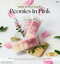 Peonies in Pink -  Snap Bar Wax Melts (Sweet Blossoms)