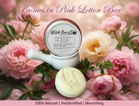 Peonies in Pink - Limited Edition All Natural - 3oz Lotion Bar