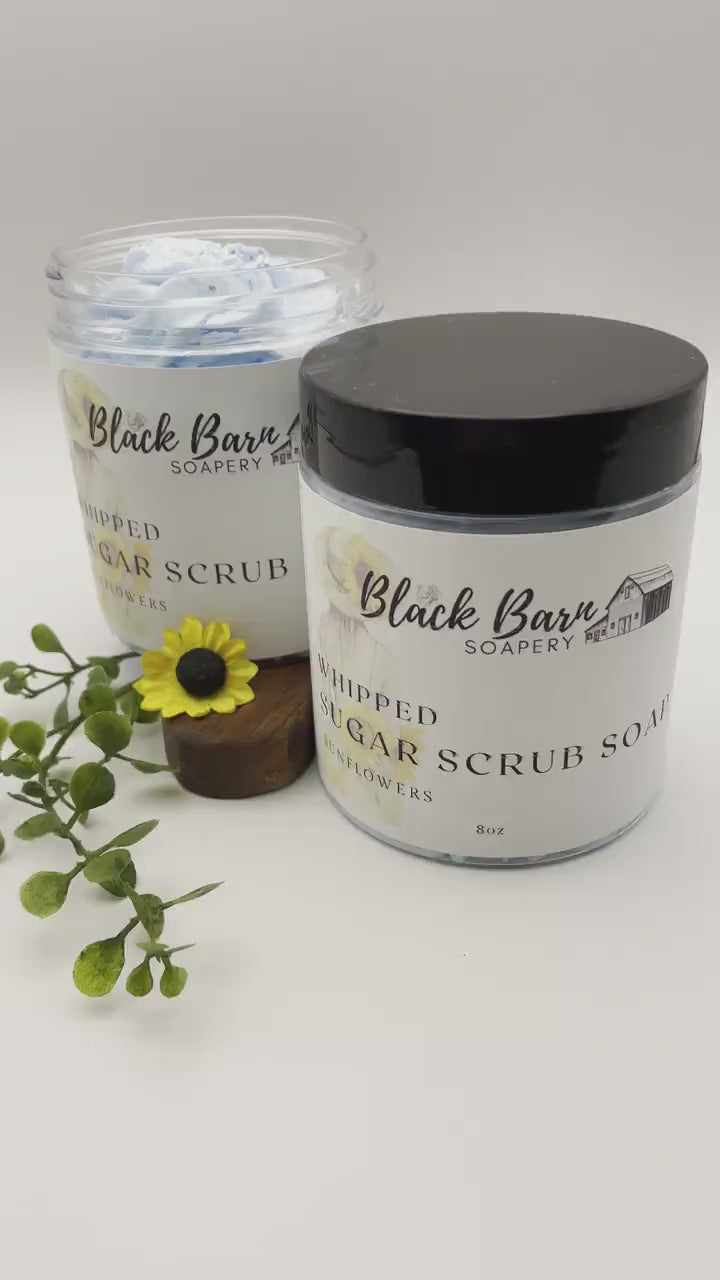 Sunflowers Whipped Sugar Scrub Soap (Bohemian Fall)