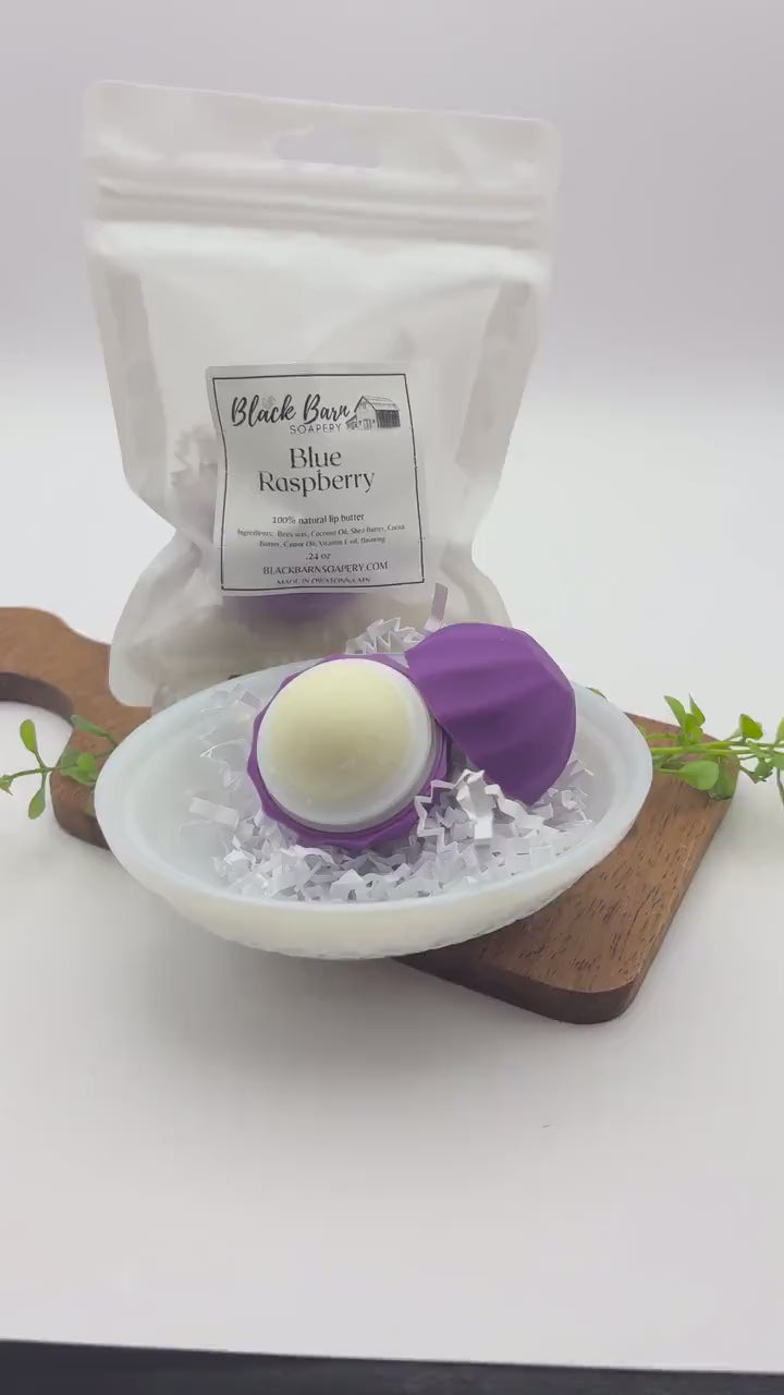 Blue Raspberry - Beeswax Lip Butter