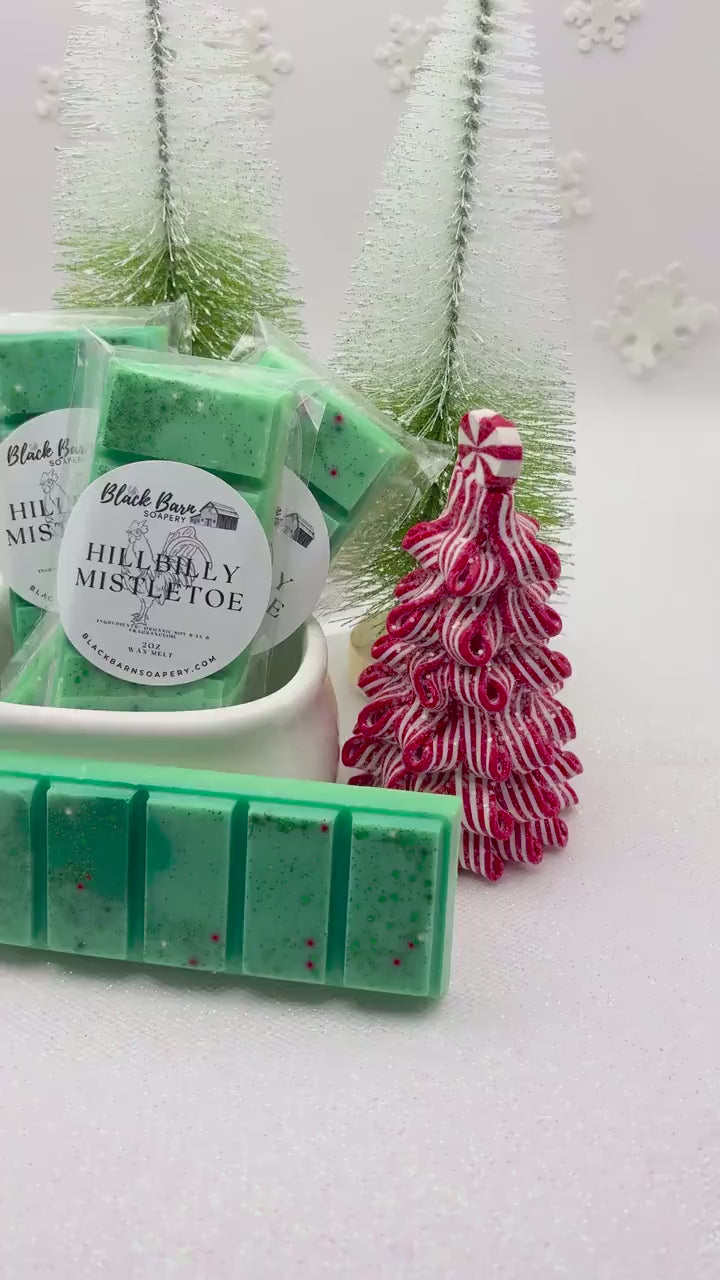 Hillbilly Mistletoe  -  Snap Bar Wax Melts