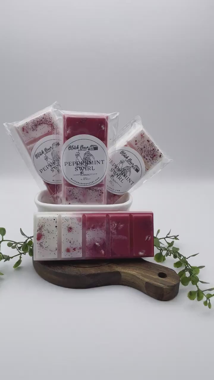 Peppermint Swirl - Snap Bar Wax Melts