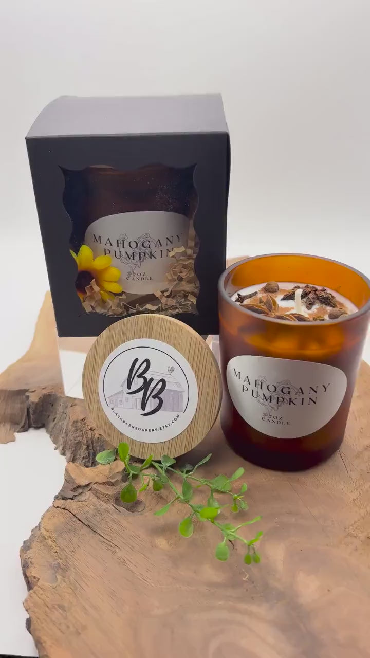 Mahogany Pumpkin -  7oz Candle