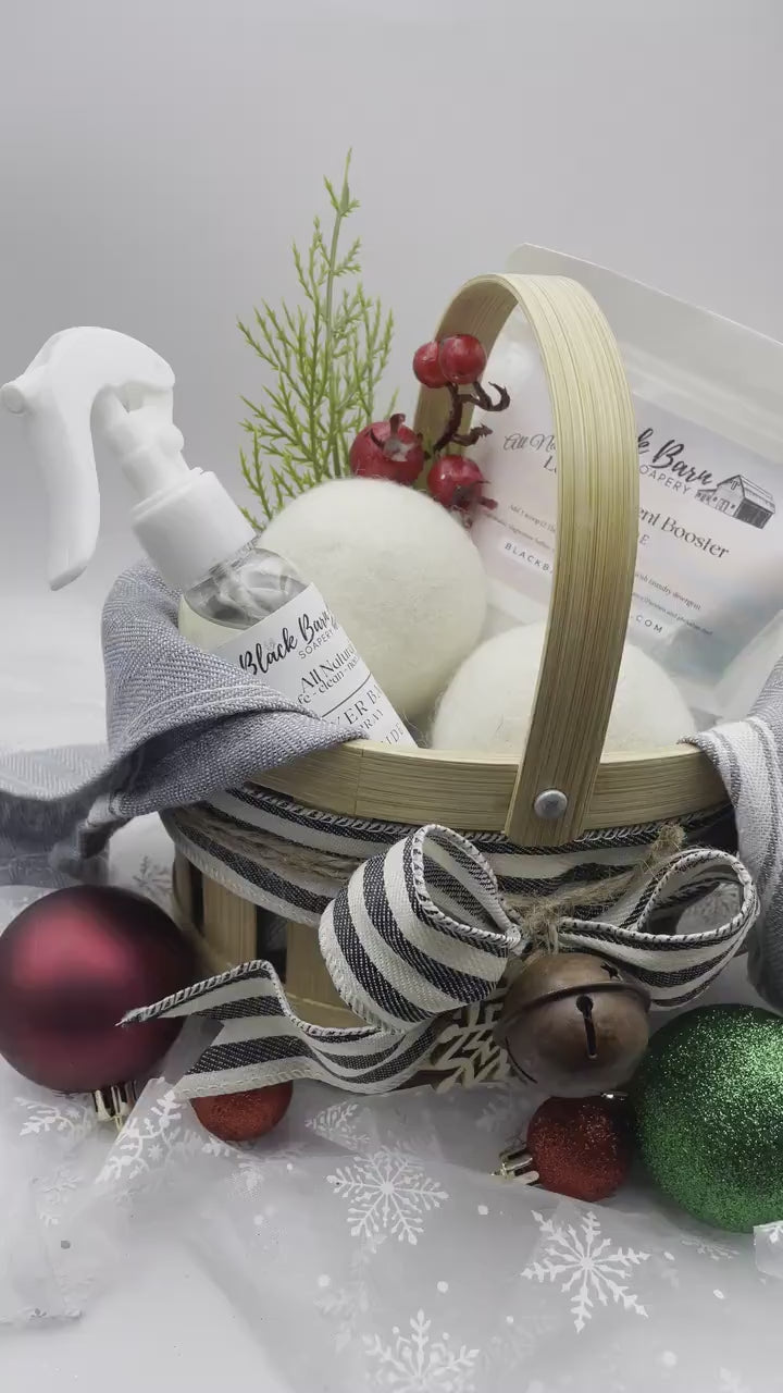 Black Barn Dryer Ball Gift Basket