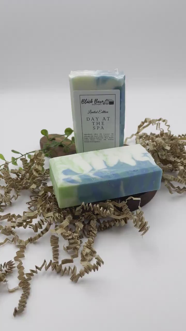 Handmade Artisan Soap: Spa Day Scent, Natural Ingredients