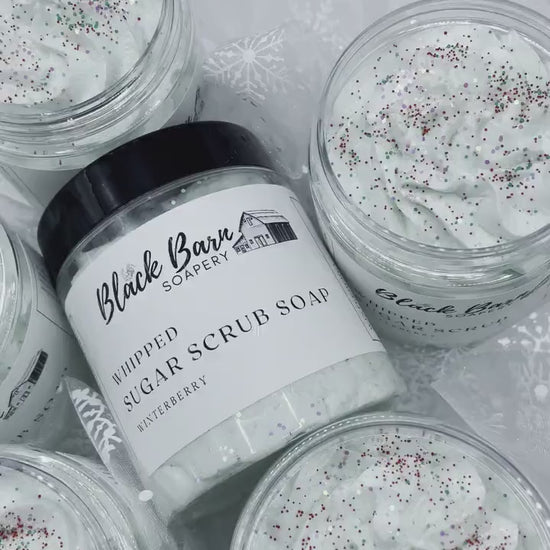 Winterberry - Whipped Sugar Scrub Soap