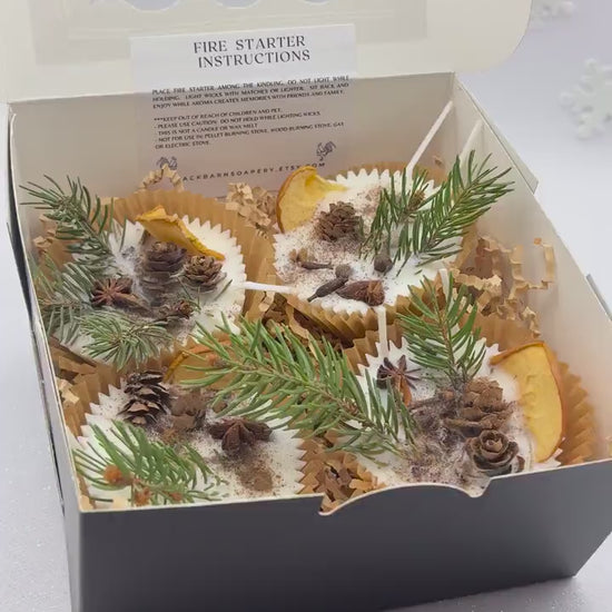 Scented Fire Starters - Set of 4 2.5oz