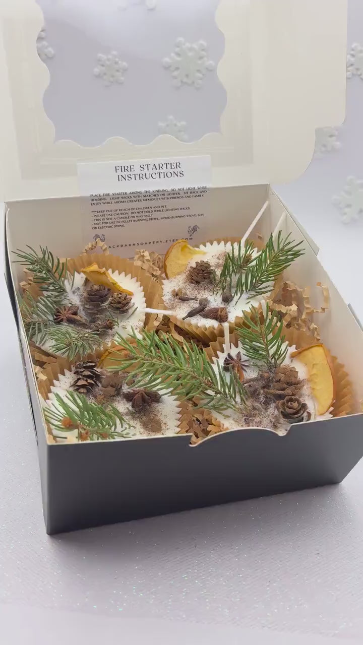 Scented Fire Starters - Set of 4 2.5oz