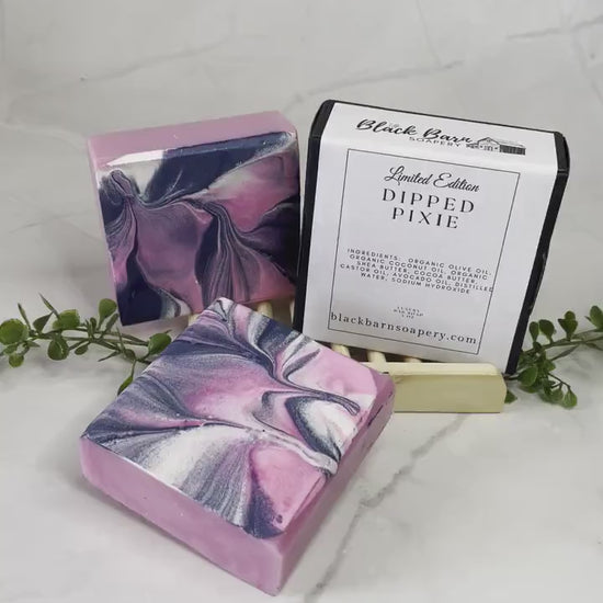 Dipped Pixie Artisan Soap: Garden Citrus Clove Scent