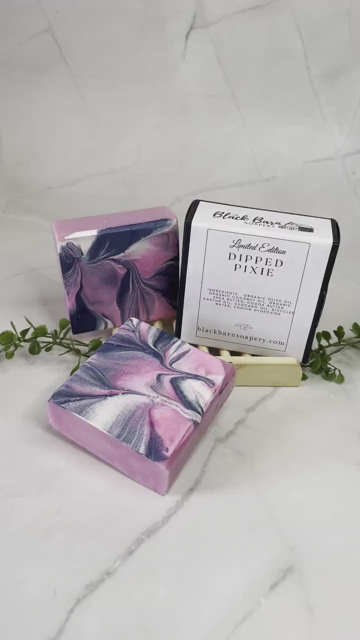 Dipped Pixie Artisan Soap: Garden Citrus Clove Scent