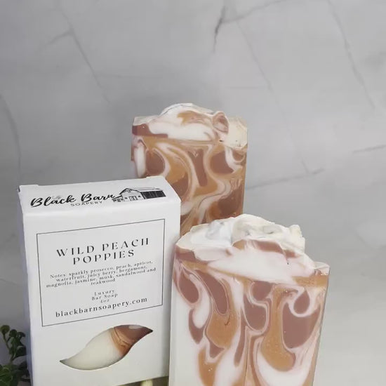 Wild Peach Poppies - Handmade Artisan Soap